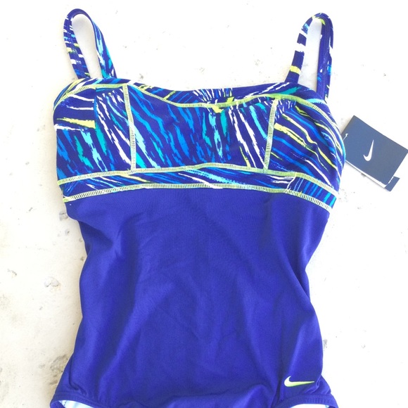 Nike Blue Performance Swimsuit - Picture 5 of 7